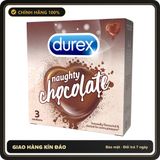 (Che Tên) Bao Cao Su Durex Naughty Chocolate Hộp 3 Cái 565139 Hỗ Trợ 24/7
