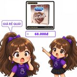 (Che Tên) Bao Cao Su Durex Naughty Chocolate Hộp 3 Cái 565139 Hỗ Trợ 24/7