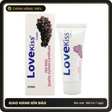 (Che Tên) Gell Bôi Trơn Love Kiss Nho Đen 25ml 575995 - Hàng Mới Về