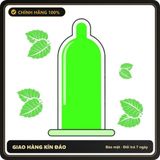 (Che Tên) Bao Cao Su Ok Bạc Hà Mát Lạnh Hộp Lớn 144 Cái Bảo Mật Tuyệt Đối