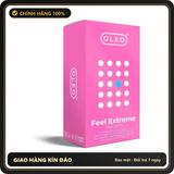 (Che Tên) Bao Cao Su Oleo 0.02 Feel Extreme 2000 Gai Toàn Thân, Nhiều Gel - Hộp 10 Cái Chuẩn Auth