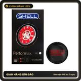 (Che Tên) Bao Cao Su Shell Performax 6 in 1 - Kéo Dài Thời Gian - Gai Liti- Hộp 10 Cái Bảo Mật Tuyệt Đối