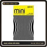 (Che Tên) Bao Cao Su HBM Mini Thin Size Nhỏ 46mm, Siêu Mỏng Nhiều Gel - Hộp 10 Cái Hỗ Trợ 24/7