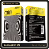 (Che Tên) Bao Cao Su HBM Mini Thin Size Nhỏ 46mm, Siêu Mỏng Nhiều Gel - Hộp 10 Cái Hỗ Trợ 24/7