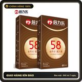 (Che Tên) Bao Cao Su Size Lớn HBM 58mm Superman Siêu Mỏng, Nhiều Gel - Hộp 10 Cái 609365 Bảo Mật Tuyệt Đối