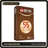 (Che Tên) Bao Cao Su HBM 55mm Large, Size Lớn, Siêu Mỏng Hộp 10 Cái Hỗ Trợ 24/7