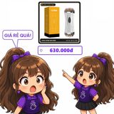 (Che Tên) Âm Đạo Giả 2 Đầu Jiuai Luba Đa Năng Chính Hãng 610230 Hỗ Trợ 24/7