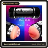 (Che Tên) Âm Đạo Giả 2 Đầu Jiuai ADG011 Có Âm Thanh Như Thật 610236 Hỗ Trợ 24/7