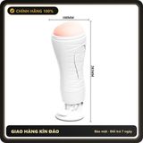 (Che Tên) Âm Đạo Giả Nguỵ Trang Đèn Pin 12 Chế Độ Rung Rung Crazy Bull Flora Trắng Baile 611871 Hỗ Trợ 24/7