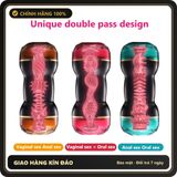 (Che Tên) Âm Đạo Giả Reads King Kong Hai Mặt Không Rung Dành Cho Nam Hộp Trắng Kín