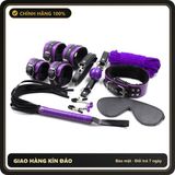 (Che Tên) Bộ Dụng Cụ BDSM 8 Món Tạo Cảm Giác Mạnh Chuẩn Auth