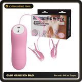 (Che Tên) Kẹp Rung Núm Vú Sốc Điện Romantic Wave 622415 Hỗ Trợ 24/7