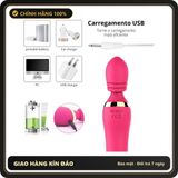 (Che Tên) Chày Rung Tình Yêu Lucy Vibrating Rod Đầu Rung Đầu Thụt Phát Nhiệt 622658 Hộp Trắng Kín