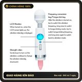 (Che Tên) Chày Rung Lưỡi Liếm Galaku 2 Đầu Màn Hình Led Massage Điểm G Giao Nhanh Toàn Quốc