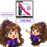 (Che Tên) Chày Rung Tình Yêu PASSION LOVE Rung 2 Đầu Nhiều Chế Độ 623476 Chuẩn Auth