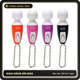 (Che Tên) Chày Rung Tình Yêu Mini Móc Khóa 1 Đầu Massage Điểm G Giá Rẻ 625013 Hỗ Trợ 24/7
