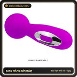 (Che Tên) Chày Rung Massage Hỗ Trợ Tăng Khoái Cảm Nam Nữ Rung Đầu To Tròn Pretty Love Wade 626080 Cao Cấp Bảo Đảm