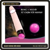 (Che Tên) Dương Vật Giả Cầm Tay 2 Pin Rung Ngoáy Baile 630137 Bảo Mật Tuyệt Đối