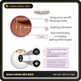 (Che Tên) Dương Vật Giả YEAIN Devil Sưởi Ấm 40 Độ, Rung Và Ngoáy Điên Cuồng 631227 Hộp Trắng Kín