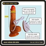 (Che Tên) Dương Vật Giả Gân Guốc Rung Ngoáy Tỏa Nhiệt Muscle Warrior 631481 Giao Nhanh Toàn Quốc