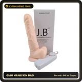 (Che Tên) Dương Vật Giả Gắn Tường JB Rung Nhiều Chế Độ 631894 Hộp Trắng Kín