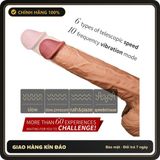 (Che Tên) Dương Vật Giả Yeain Real Dildo Gắn Tường Điều Khiển Remote 631899 Hộp Trắng Kín