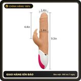(Che Tên) Dương Vật Giả Rung Ngoáy Siêu Mạnh Indulge 633951 Chuẩn Auth