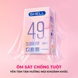 Bao cao su Shell Close Fit - Size 49mm, siêu mỏng, ôm sát - Hộp 10 cái - Gwen Shop Chính Hãng