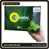 (Che Tên) Bao Cao Su Gia Đình Okamen Mint Flavour - Hộp 144 Cái (52mm) – Hương Bạc Hà Bảo Mật Tuyệt Đối