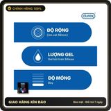 (Che Tên) Bao Cao Su Durex Mutual Climax 3in1 Kéo Dài Thời Gian - Gân Gai - Ôm Sát 52mm - Hộp 3 Cái - Hàng Mới Về