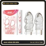(Che Tên) Bao Cao Su Đôn Dên Khúc Đầu Aichao Thin Hồng Hỗ Trợ 24/7