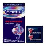 Bao cao su mát lạnh Shell Seahorse - Hộp 10 cái - Gwen Shop Chính Hãng