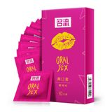 Bao cao su không hương dành cho quan hệ miệng - Hộp 10 cái - Gwen Shop Chính Hãng