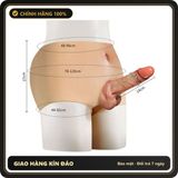 (Che Tên) Dương Vật Giả Jiuai Silicon Liền Quần Rỗng Ruột Cao Cấp Bảo Đảm