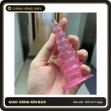 (Che Tên) Phích Cắm Hậu Môn Silicon Hình Xoắn Ốc Butt Plug BDSM Cao Cấp Bảo Đảm