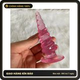 (Che Tên) Phích Cắm Hậu Môn Silicon Hình Xoắn Ốc Butt Plug BDSM Cao Cấp Bảo Đảm