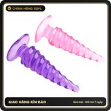 (Che Tên) Phích Cắm Hậu Môn Silicon Hình Xoắn Ốc Butt Plug BDSM Cao Cấp Bảo Đảm