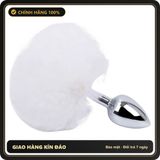 (Che Tên) Phích Cắm Hậu Môn Đuôi Thỏ Bằng Inox Siêu Dễ Thương 643444 Cao Cấp Bảo Đảm