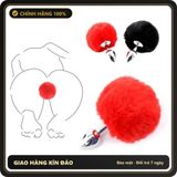 (Che Tên) Phích Cắm Hậu Môn Đuôi Thỏ Bằng Inox Siêu Dễ Thương 643444 Cao Cấp Bảo Đảm