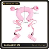 (Che Tên) Bộ Đồ BDSM Khóa Chân Tay Cổ Có Đệm Cực Thích Bảo Mật Tuyệt Đối