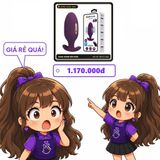 (Che Tên) Máy Rung Hậu Môn Kích Điện Điều Khiển Qua App Pretty Love Jefferson 645697 Giao Nhanh Toàn Quốc