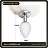 (Che Tên) Đuôi Cáo Inox Hóa Trang Hồ Ly Chinh Phục Đối Tác 645698 Hộp Trắng Kín