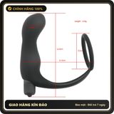 (Che Tên) Máy Rung Kích Thích Tuyến Tiền Liệt Có Vòng Đeo Bìu Chống Tuột Pin Rời Cao Cấp Bảo Đảm