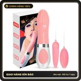 (Che Tên) Lưỡi Rung Liếm Âm Đạo Kèm 2 Trứng Rung Kích Thích “Cô Bé” Cực Sướng 647324 Bảo Mật Tuyệt Đối