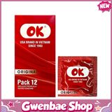 Bao cao su khách sạn OK Original - Hộp 12 cái - Gwen Shop Chính Hãng