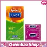 Bao cao su gân nhám Juncai Excita Ribble - Hộp 12 cái - Gwen Shop Chính Hãng