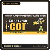 (Che Tên) Viên Uống Cường Dương Red Devil Double-Effect EXTRA SUPER I-COT Hỗ Trợ 24/7