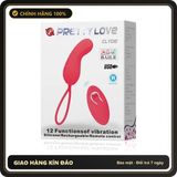 (Che Tên) Trứng Rung Tình Yêu Pretty Love Clyde Không Dây, Sạc USB 650226 Chuẩn Auth