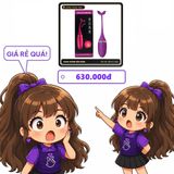 (Che Tên) Trứng Rung Không Dây Cá Heo 10 Chế Độ Private Massager 652757 Cao Cấp Bảo Đảm