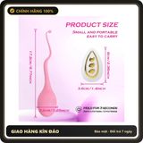 (Che Tên) Trứng Rung Tinh Trùng Chống Thấm Nước Sạc Điện Cao Cấp 654733 Hộp Trắng Kín
